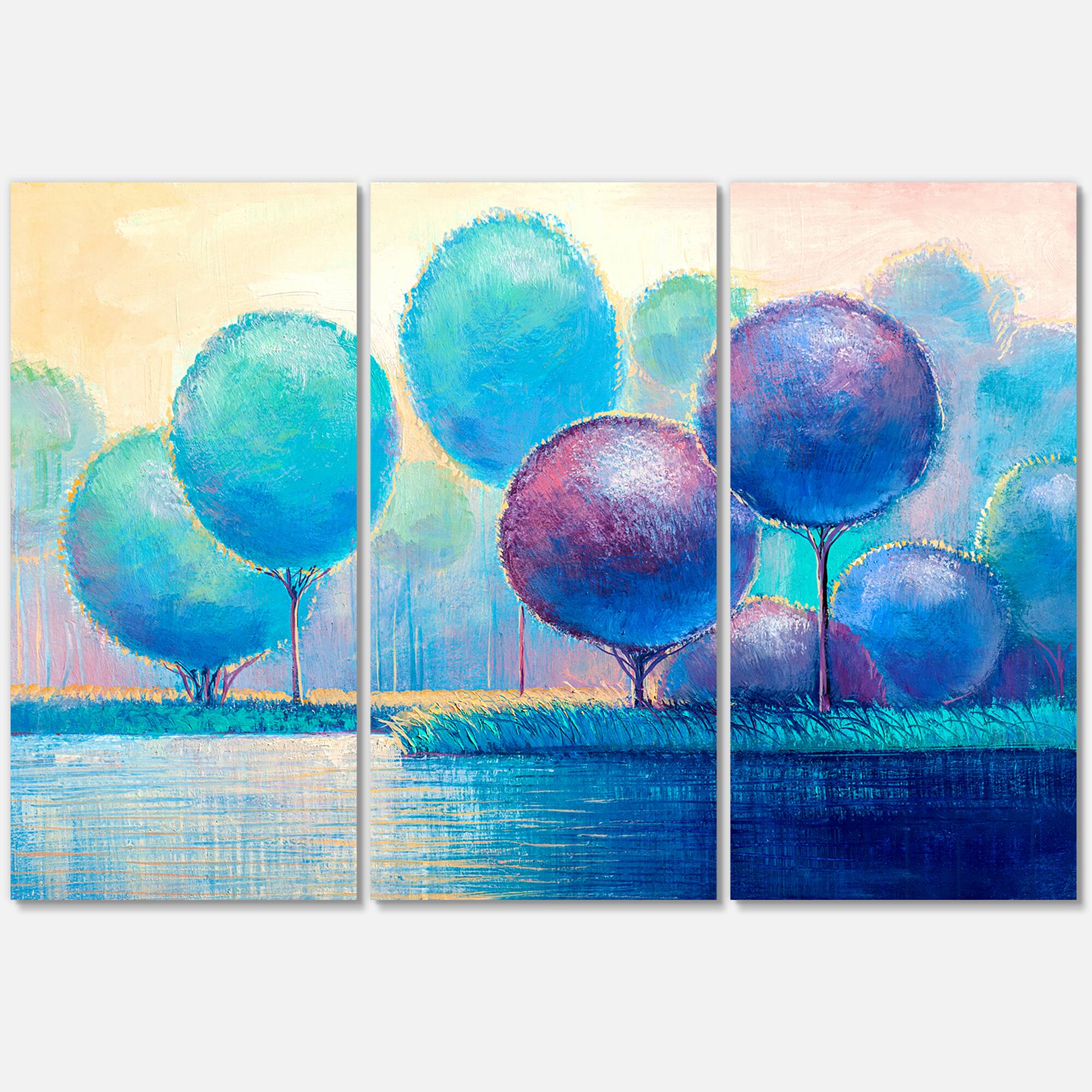 Designart - Colourful Ornamental Trees V